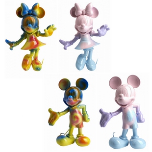 法国原装Leblon Delienne卡通玩偶公仔动漫儿童摆件MINNIE MICKEY