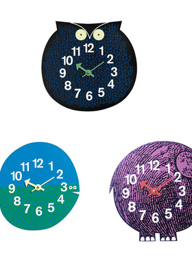 瑞士Vitra 动物挂钟 Zoo Timers 创意设计进口欧式