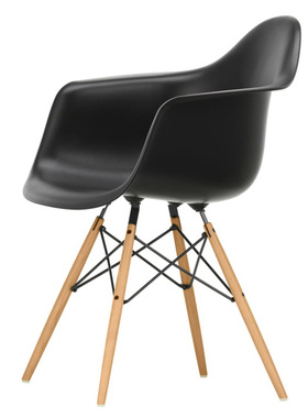 瑞士Vitra 伊姆斯扶手椅 塑料 灰色系Eames DAW 创意设计进口欧式
