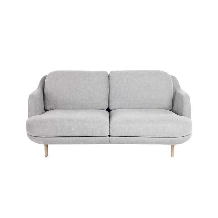 丹麦fritz hansen 二人沙发 lune 2 seater sofa 创意设计进口
