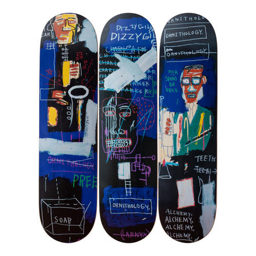 比利时The Skateroom 装饰滑板 Basquiat 巴斯奎特 Horn Players
