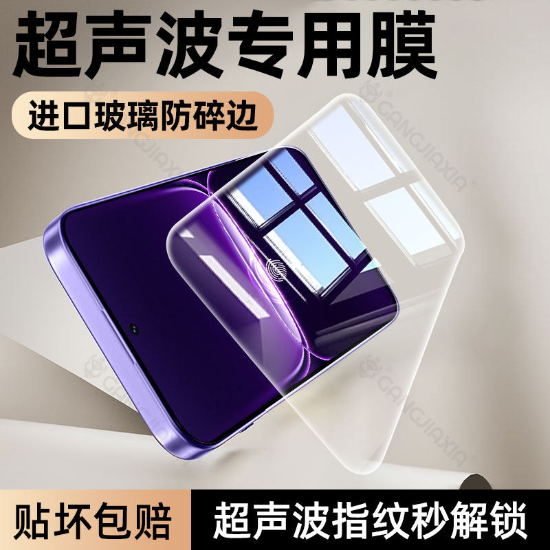 [超声波秒解锁]炫威适用Realme真我Neo8钢化膜Realm