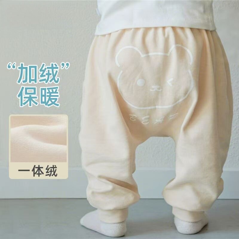 宝宝PP裤春秋外穿婴儿裤子宽松