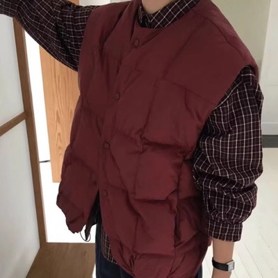 无袖羽绒马甲女百搭叠穿背心外穿