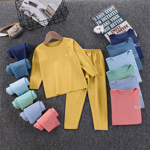 德绒儿童内衣套装5男童6女童线衣幼儿7小孩8德荣衬衣衬裤秋衣秋裤