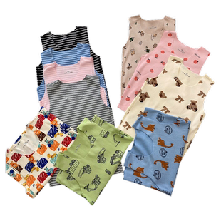 德绒儿童保暖背心冬男女童无痕吊带宝宝德荣加绒护肚一两三五岁半