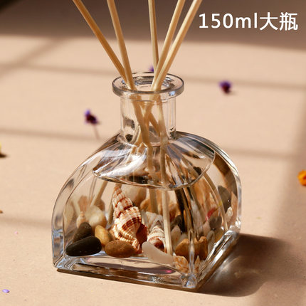 满包邮 藤条无火香薰瓶 家居香水香薰 装香薰精油蒙古包玻璃瓶