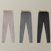 外穿内搭加厚保暖针织裤 一丝牵 高腰秋裤 女修身 子冬 山羊绒打底裤