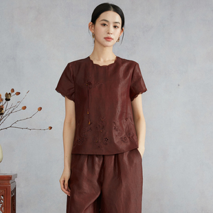 00上新 钉珠刺绣新中式 上衣 4月4日10