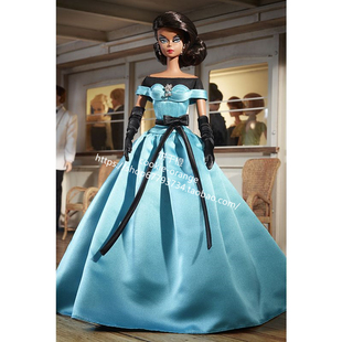 预 Barbie Ball Gown Brunette Silkstone 2013 晚礼服芭比ST娃娃