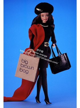 发 Barbie Donna Karan Brunette 1995 品牌合作款唐娜卡兰芭比