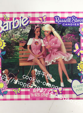 预 Barbie Russell Stover Candies 2 罗赛尔糖果芭比盒子