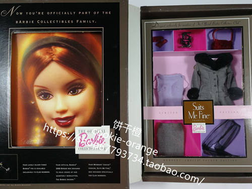 1028发 The Official Barbie Collector s Club Year 2000 第四纪