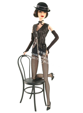 发 Barbie Cabaret Dancer Jazz Baby Brunette 2007 爵士宝贝