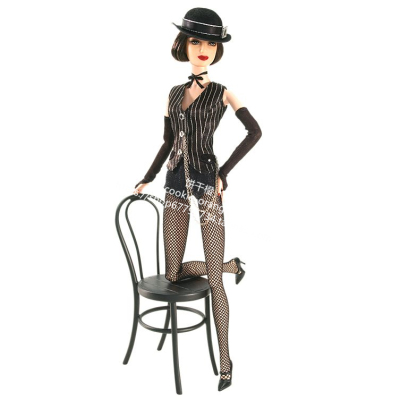 发 Barbie Cabaret Dancer Jazz Baby Brunette 2007 爵士宝贝