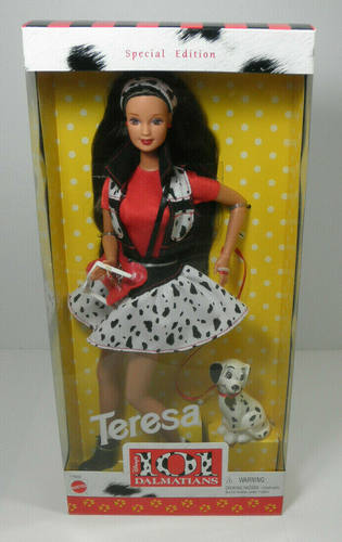 预 Barbie 101 Dalmatians Teresa 1997 正品绝版斑点狗芭比娃娃