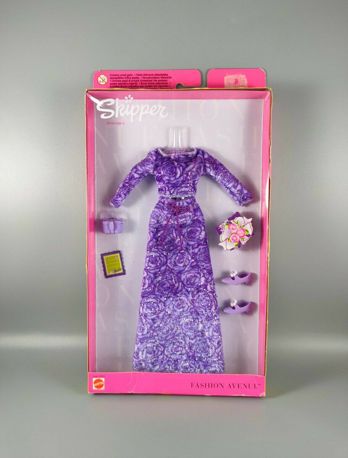 预 Barbie Fashion Avenue Skipper Sweet 16 Party 芭比娃娃衣服