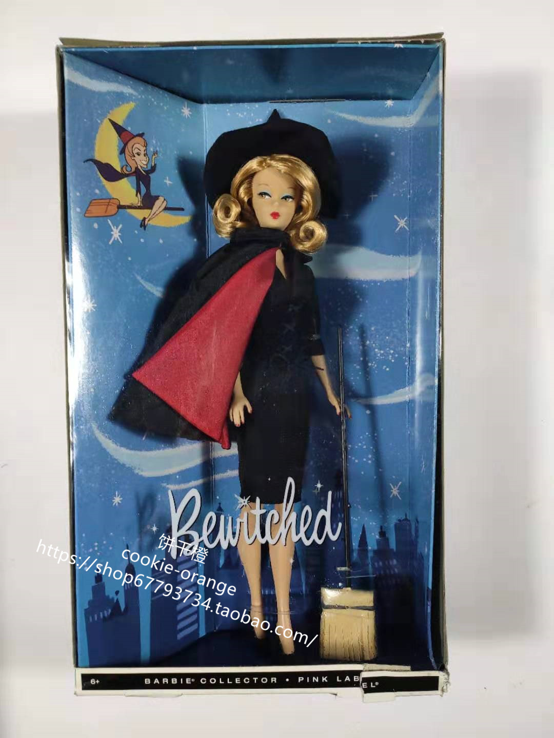 发 Barbie Bewitched 2010 正品绝版女巫芭比 复刻 粉标