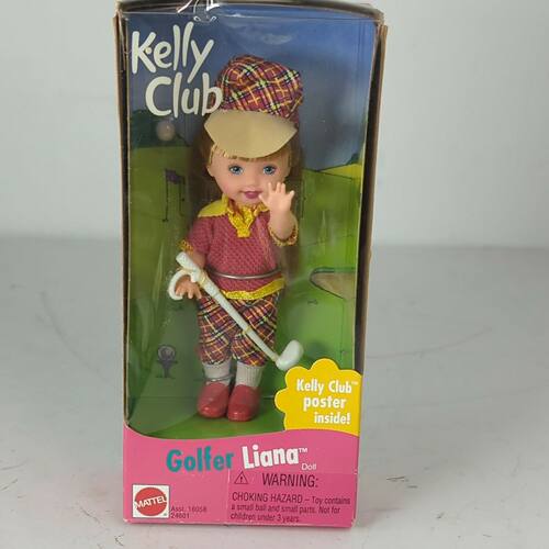 发 Barbie Kelly Club Golfer Liana 2000 高尔夫芭比凯莉娃娃