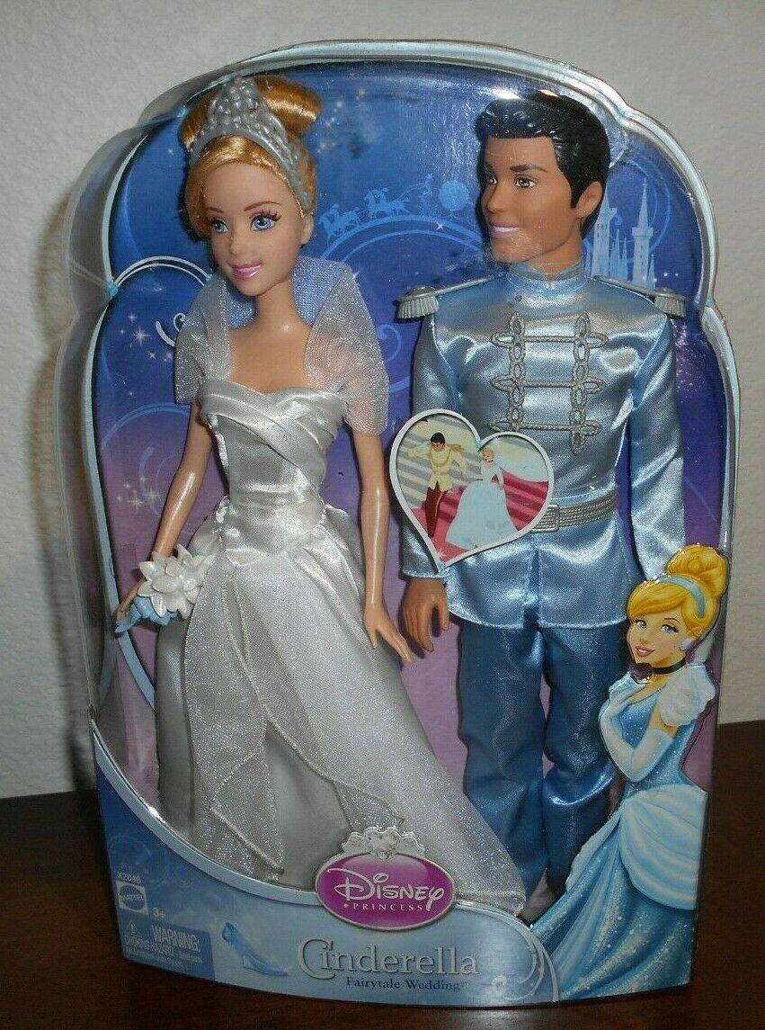 预 Disney Cinderella Wedding 灰姑娘仙杜瑞拉王子婚礼礼盒娃娃