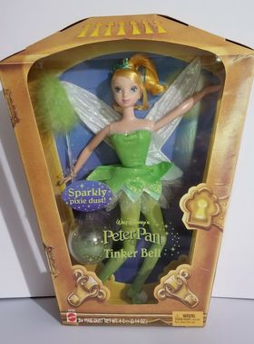 发 Disney Peter Pan Tinker Bell 2004 迪士尼彼得潘娃娃