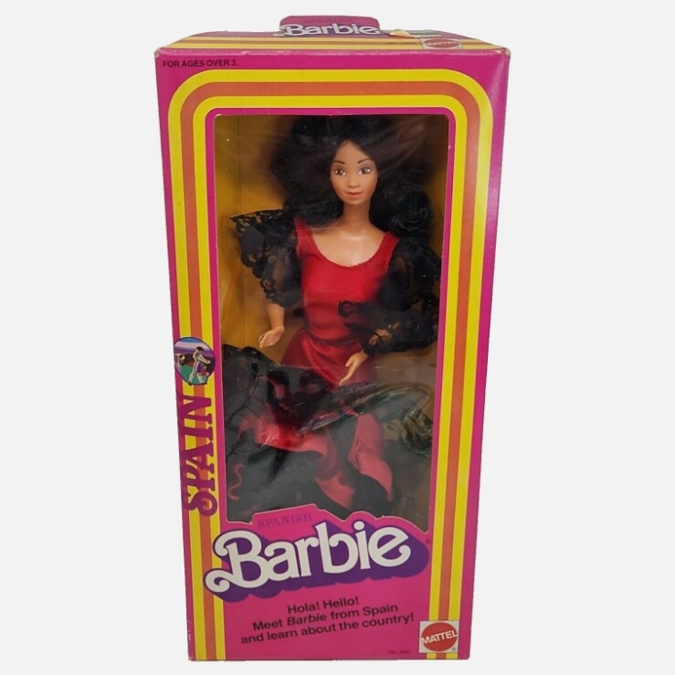 发 Barbie Spain 1982 西班牙世界风情芭比娃娃