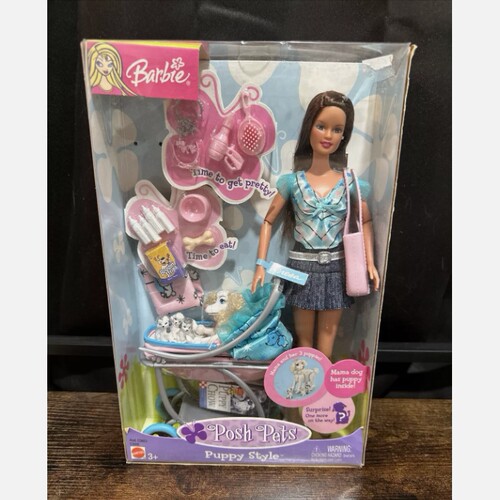 预 Barbie Posh Pets Puppy Style Teresa 2003 宠物小狗芭比娃娃