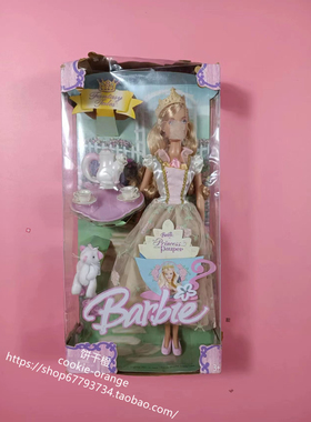 发Barbie Fantasy Tales Tea Party Pauper 2004真假公主芭比娃娃