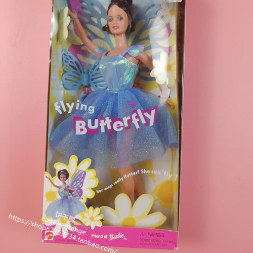 预 Barbie Flying Butterfly Teresa 2000 正品绝版蝴蝶芭比娃娃