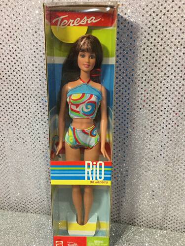 发 Barbie Rio de Janeiro Teresa 2002 里约热内卢芭比娃娃