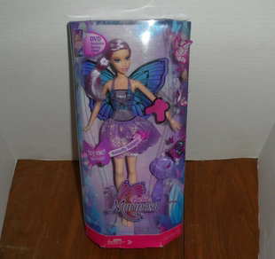 预 Barbie Mariposa Willa 2008 满瑞莎蝴蝶芭比娃娃