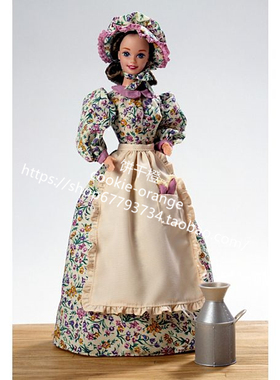 发 Barbie Pioneer Shopkeeper 1995 美国故事系列芭比娃娃开口笑