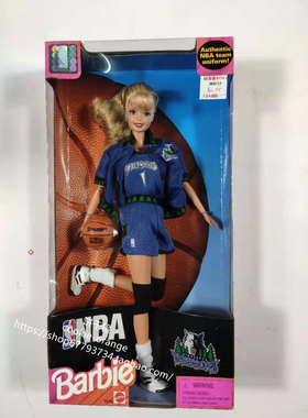 预 Barbie NBA Minnesota Timberwolves 1998 明尼苏达森林狼队队