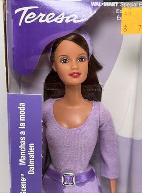 发 Barbie Spot Scene Teresa 2001 紫色斑点芭比娃娃 稀少