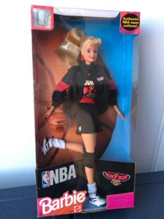 Atlanta NBA Barbie 篮球芭比娃娃 1998 亚特兰大鹰队 Hawks 预