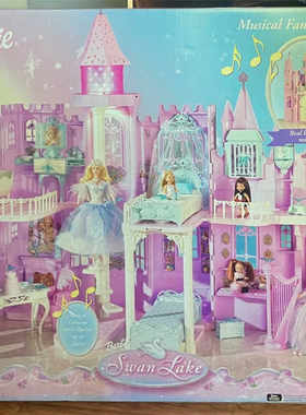 收藏Barbie Swan Lake Musical Fantasy Castle 2003芭比娃娃城堡