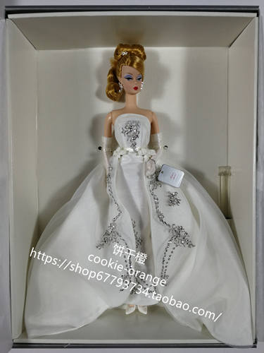 发 Barbie Joyeux Silkstone 2003 正品名模芭比ST 金标珍藏