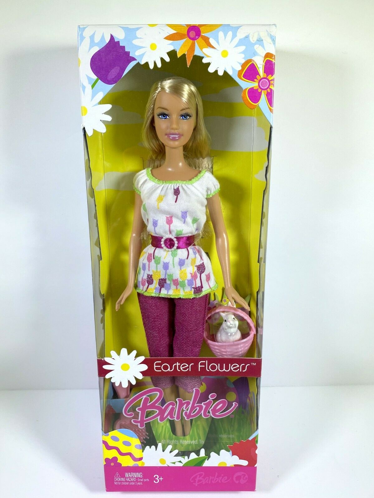发 Barbie Easter Flowers 2007 正品绝版复活节花朵芭比娃娃
