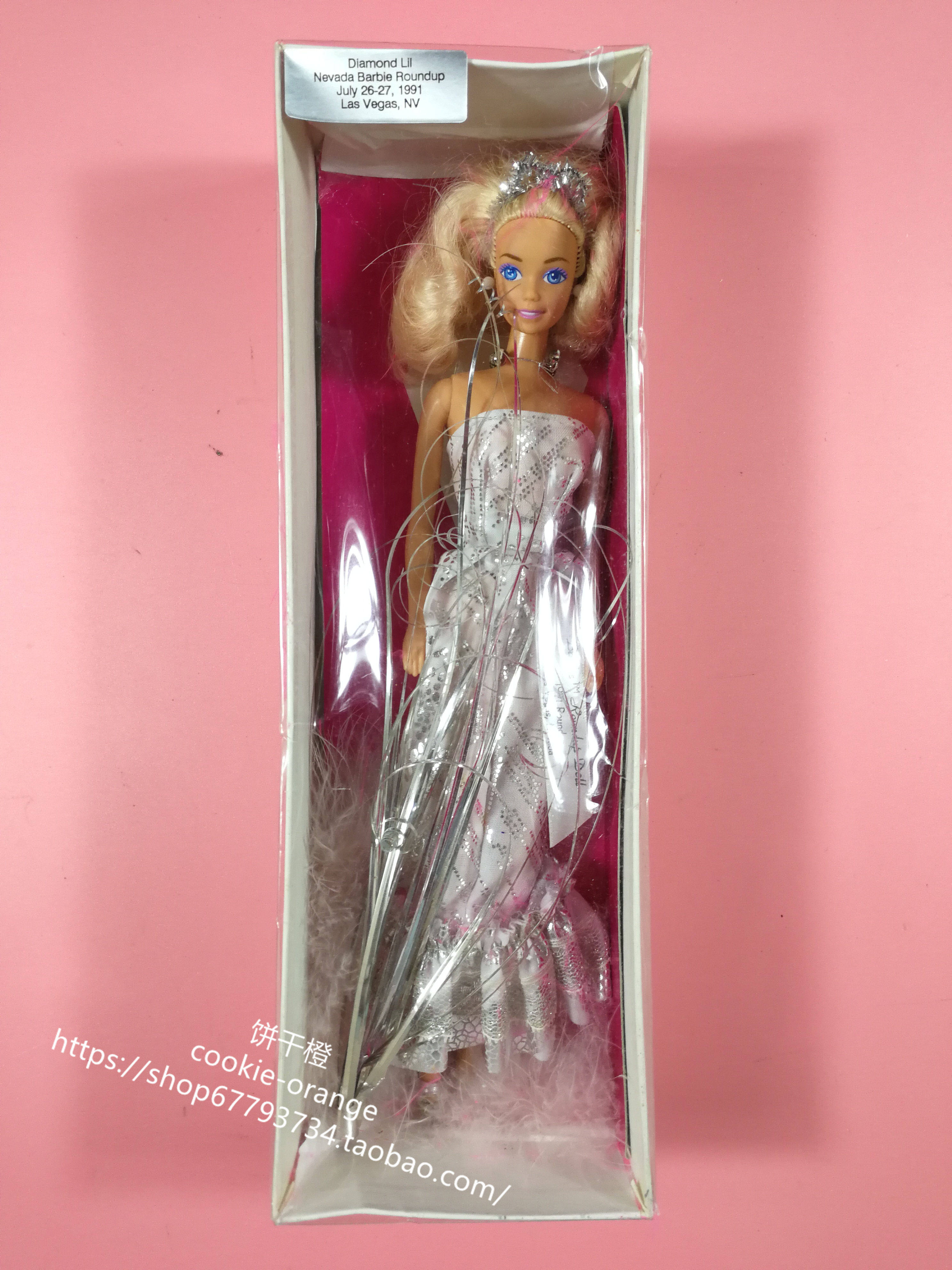 发 Barbie Diamond Lil Nevada 1991 大会版芭比娃娃