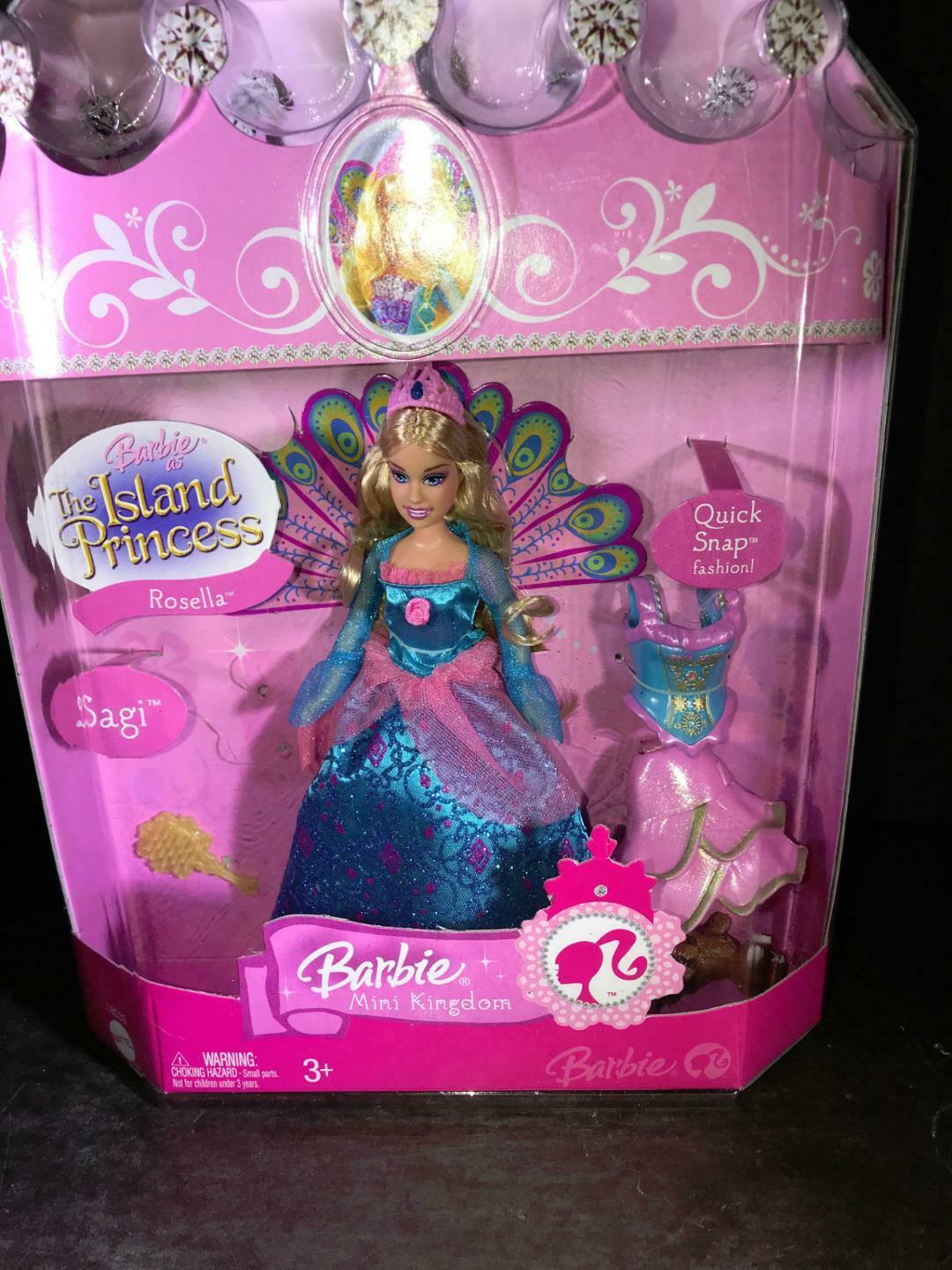 发 barbie mini kingdom islands princess 迷你森林公主芭比娃娃