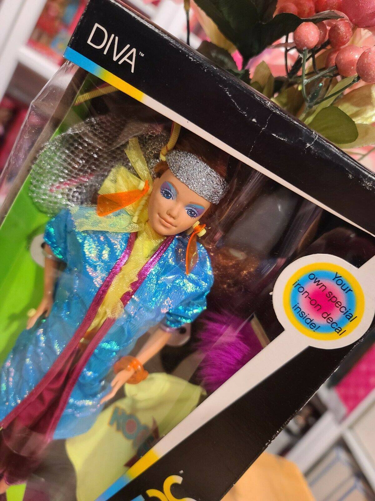 发 barbie and the rockers diva 1985 正品绝版闪耀摇滚芭比娃娃