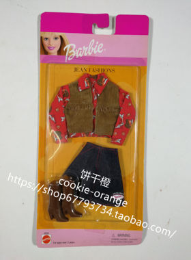 预 Barbie Jean Fashions 68084 1999 芭比衣服配件牛仔套装