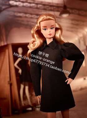 预 Barbie Best in Black 2020 黑色优雅芭比娃娃ST 金标