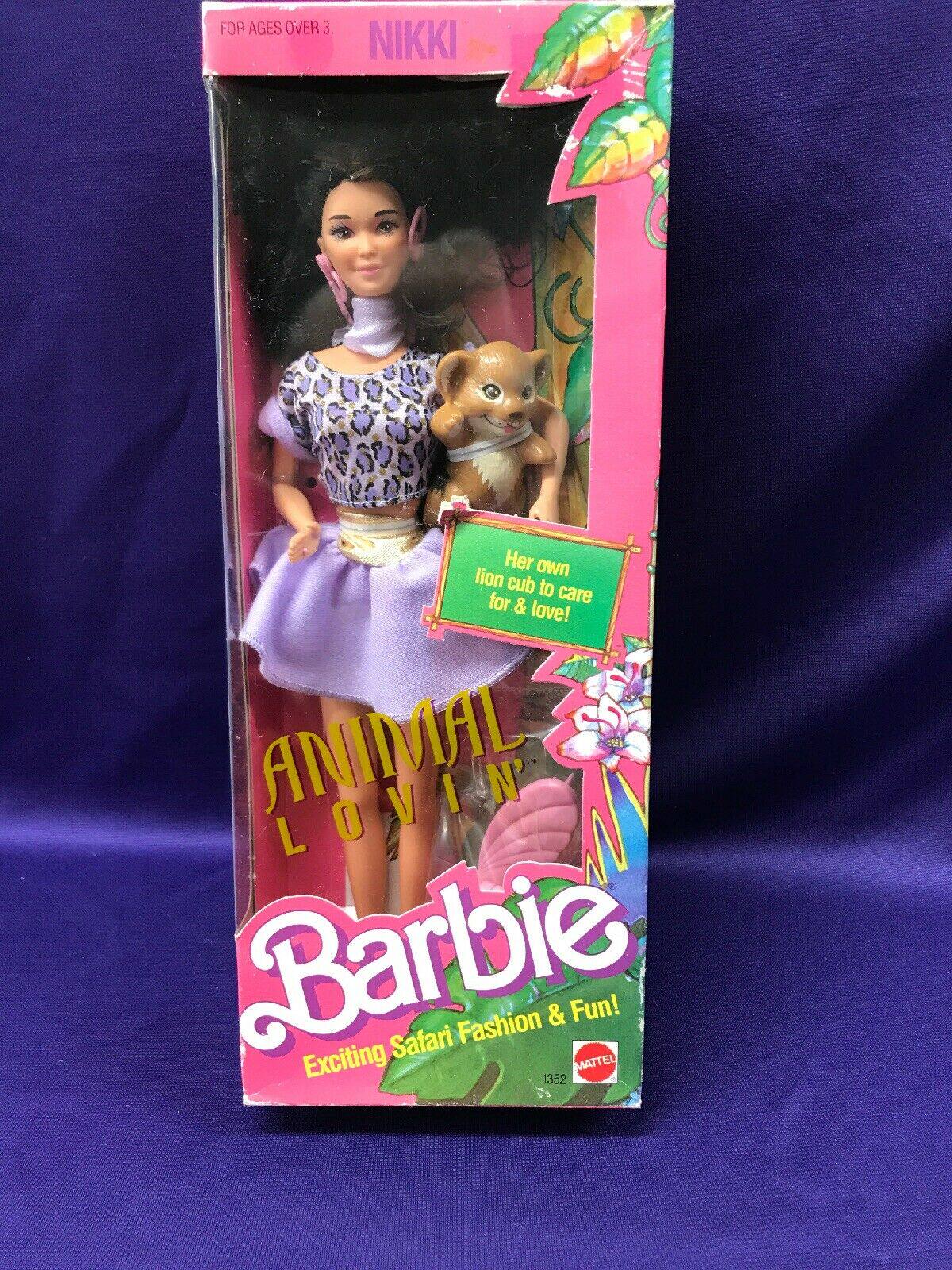 预 Barbie Animal Lovin Nikki 1988 动物园芭比 可爱狮子