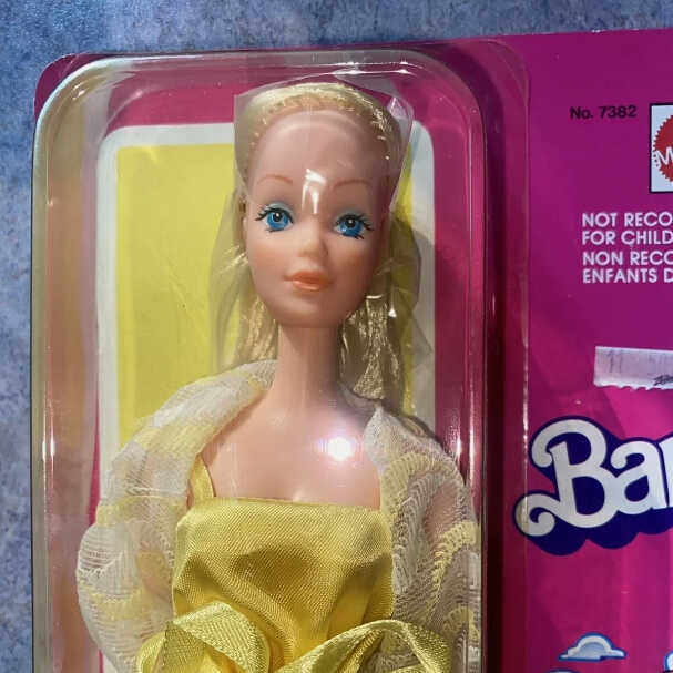 发 Barbie 7382 1980 正品绝版芭比娃娃 嘟嘟嘴