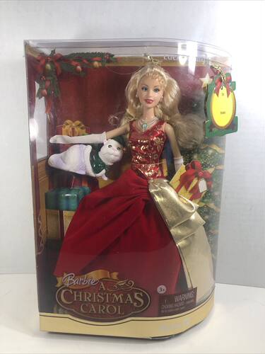 发 Barbie A Christmas Carol 2008 圣诞颂歌芭比娃娃