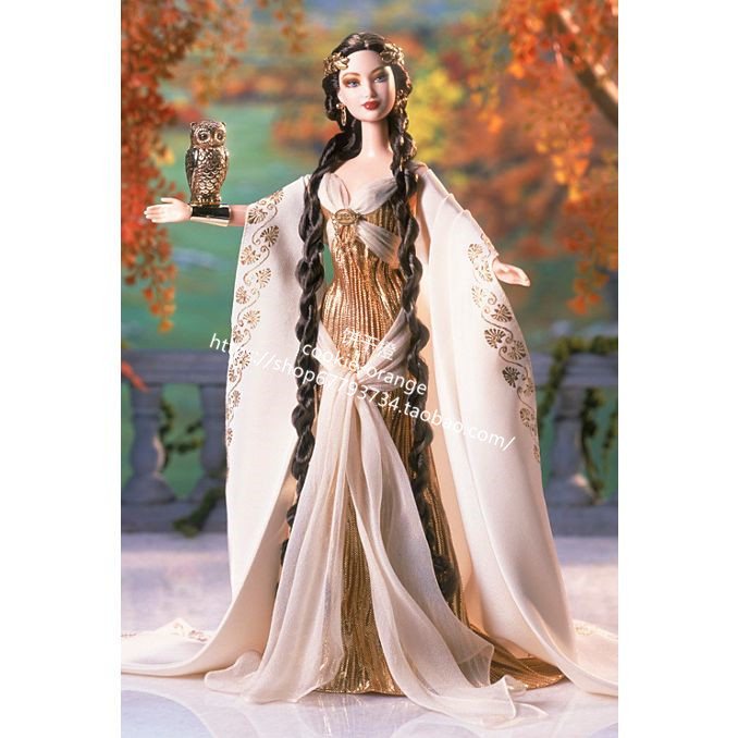 发 Barbie Goddess of Wisdom 2001 智慧女神芭比娃娃 限量珍藏