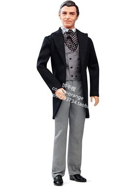 发Barbie Gone With The Wind Rhett Butler 2014 乱世佳人肯黑标