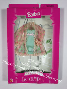 Fashion Barbie Avenue Lingerie 发 1998 19196 18092 芭比睡衣