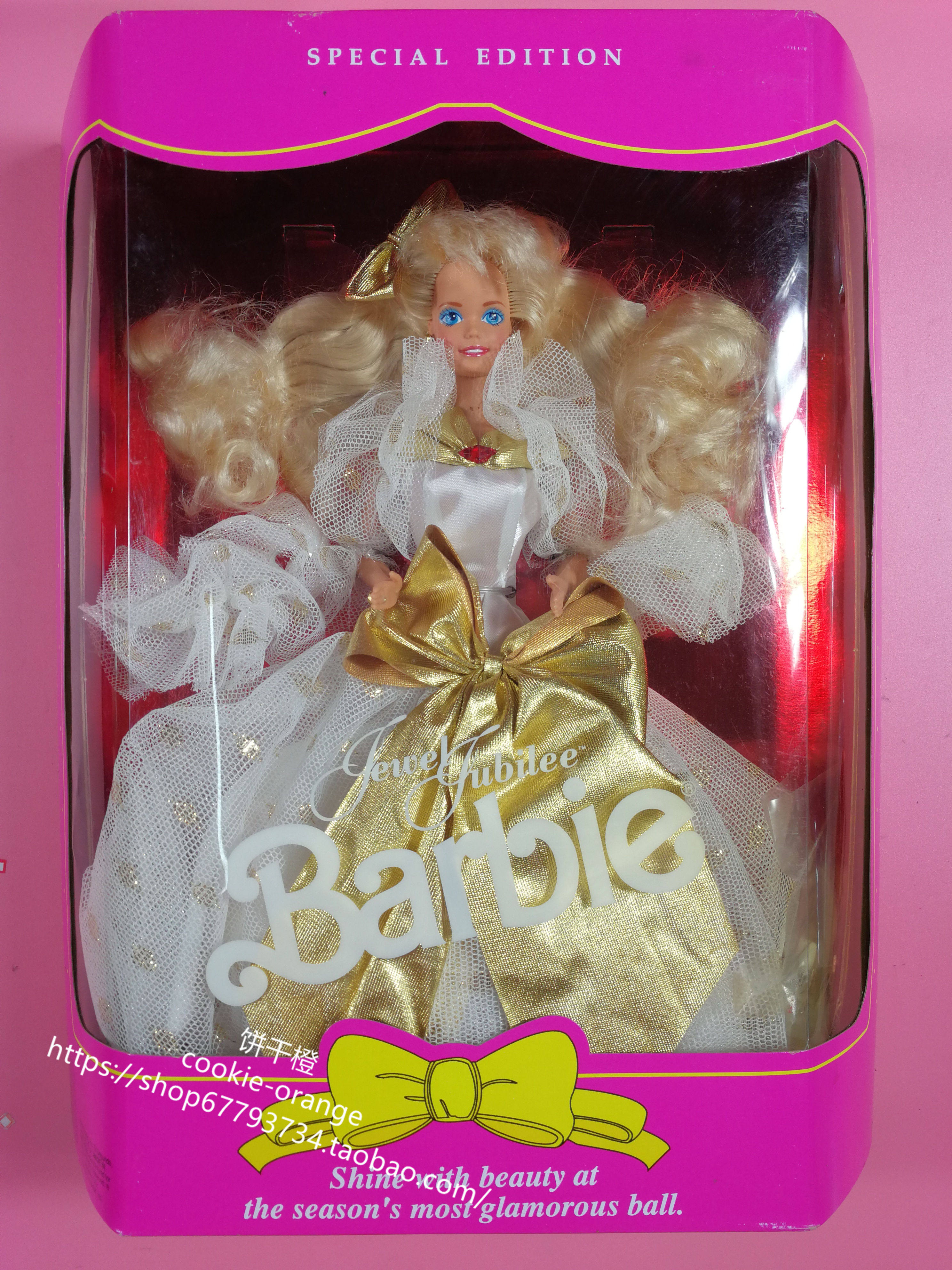 发 barbie jewel jubilee 1991 正品绝版宝石芭比娃娃